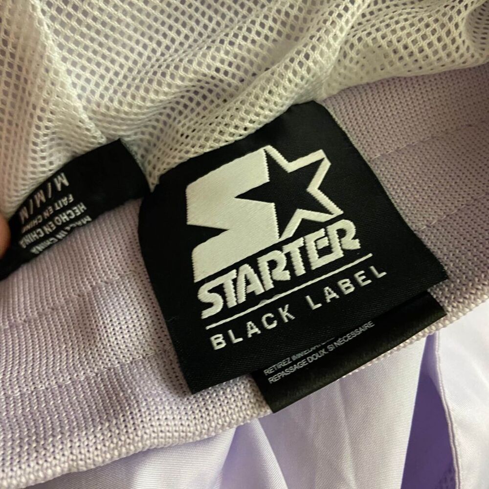 Starter Lavender Snap Button Side Break Away Pants - image 6